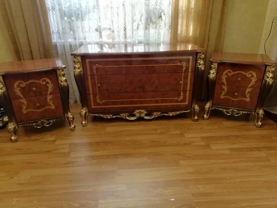 тумба прикроватная Dia Джоконда  (орех, золото)