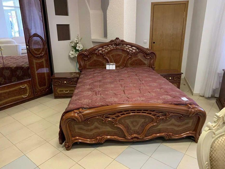 кровать двуспальная Dia Роза 160х200 (орех)