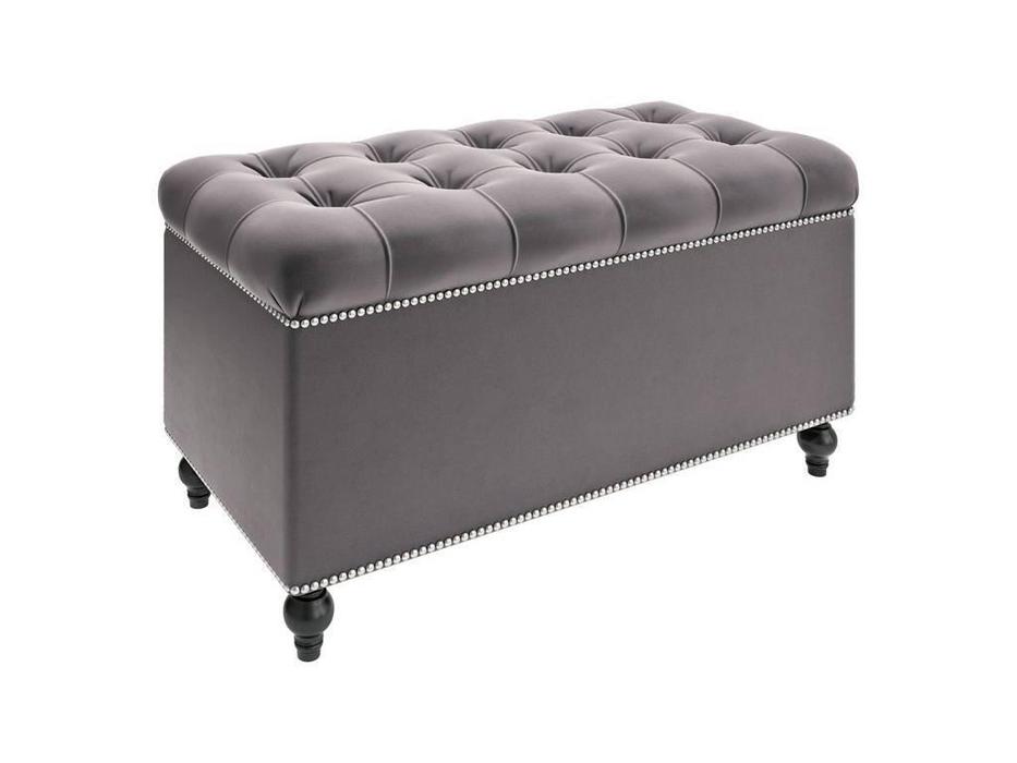сундук LAtelier Du Meuble Canapes открывающийся (серый)