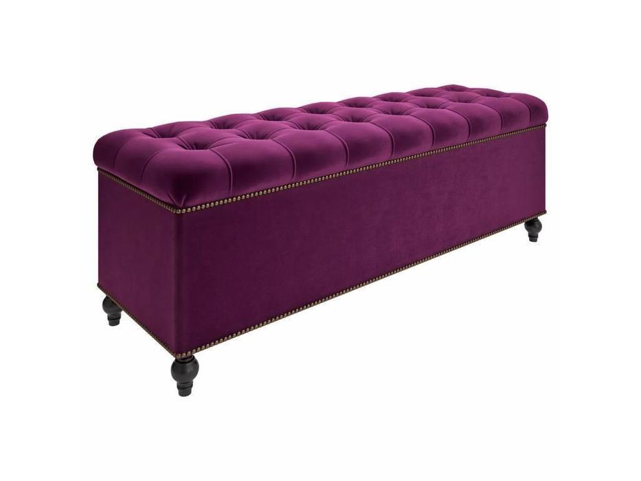 сундук LAtelier Du Meuble Canapes открывающийся (фиолетовый)