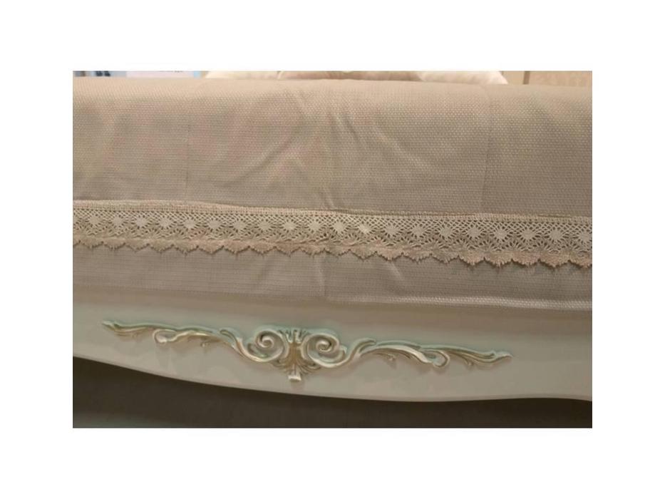 кровать двуспальная LAtelier Du Meuble Romantic Gold 160х200 (слоновая кость, золото)