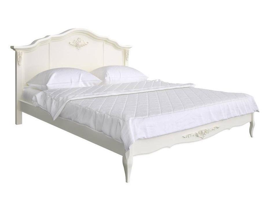 кровать двуспальная LAtelier Du Meuble Romantic 160х200 (слоновая кость)