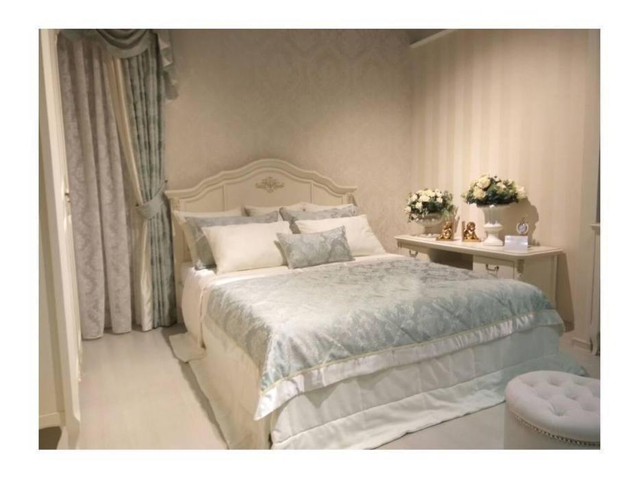 кровать двуспальная LAtelier Du Meuble Romantic 180х200 (слоновая кость)