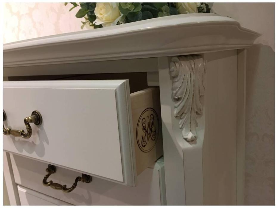 комод LAtelier Du Meuble Romantic 5 ящиков (слоновая кость)