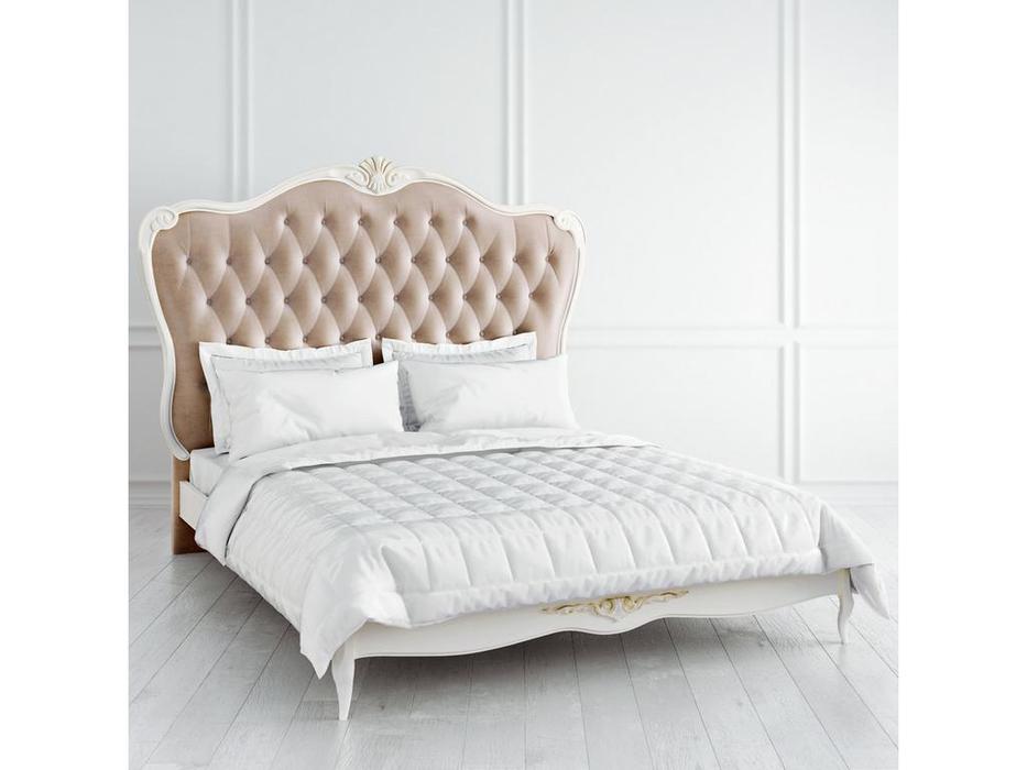 кровать двуспальная Latelier Du Meuble Atelier Gold 160х200 (слоновая кость, золото)