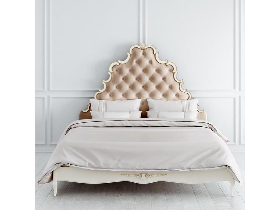 кровать двуспальная Latelier Du Meuble Atelier Gold 180х200 (слоновая кость, золото)