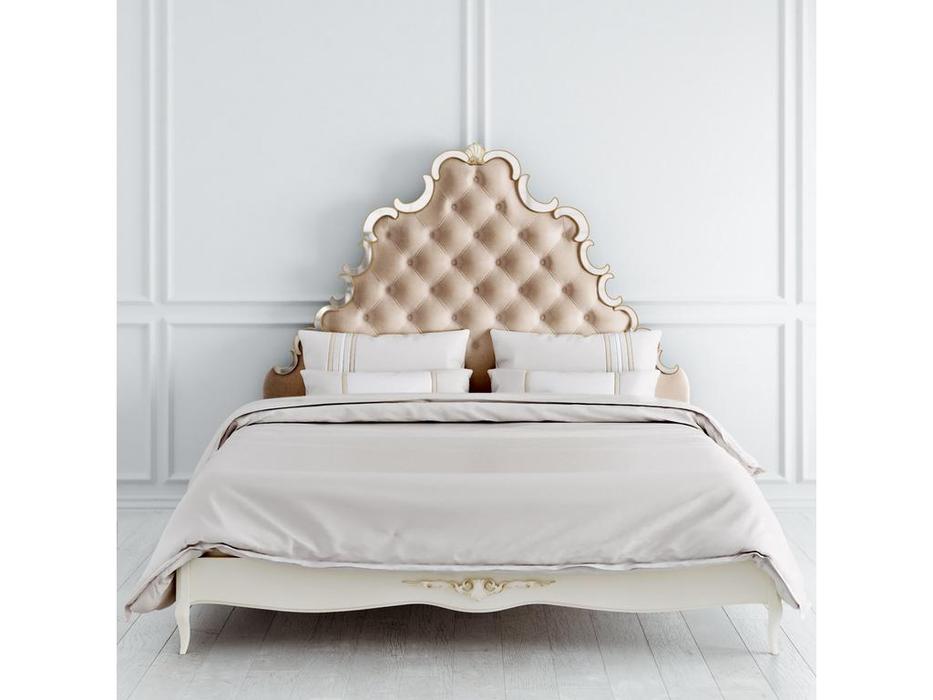 кровать двуспальная Latelier Du Meuble Atelier Gold 180х200 (слоновая кость, золото)