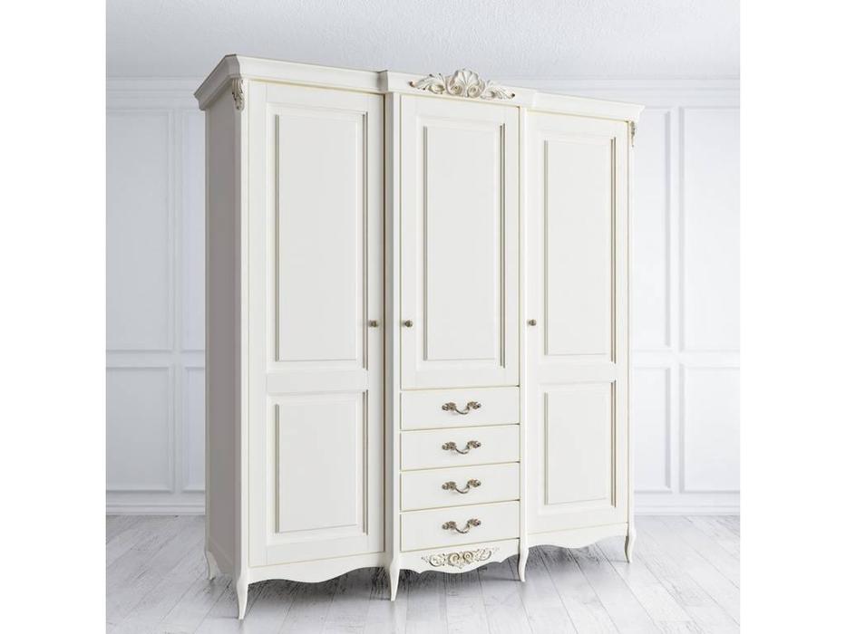 шкаф 3 дверный Latelier Du Meuble Atelier Gold  (слоновая кость, золото)