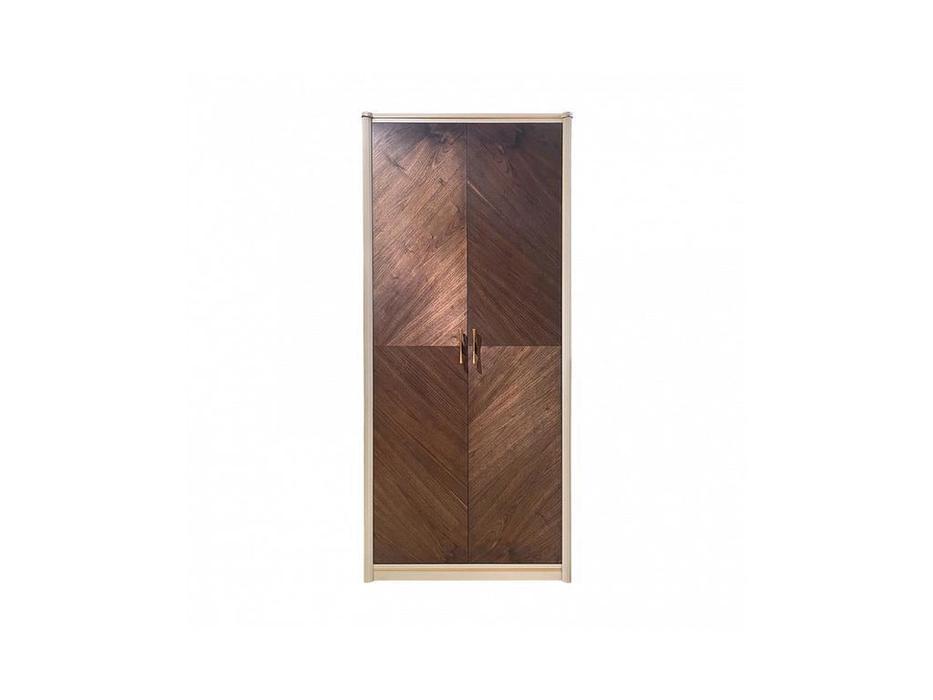 шкаф 2 дверный Timber Венеция  (меланж, орех)