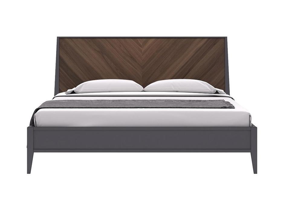 кровать двуспальная Timber Альба 180х200 (американский орех, мокко)