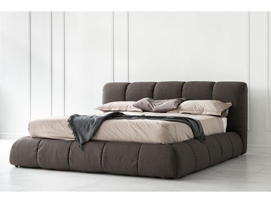 кровать двуспальная Timber Сидней 160х200 с подъемным мех-м (серый)