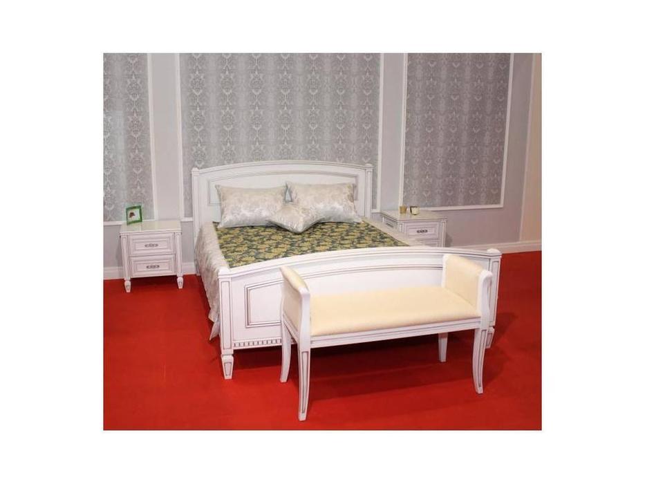 кровать двуспальная Юта Юта 160х200 (белый)