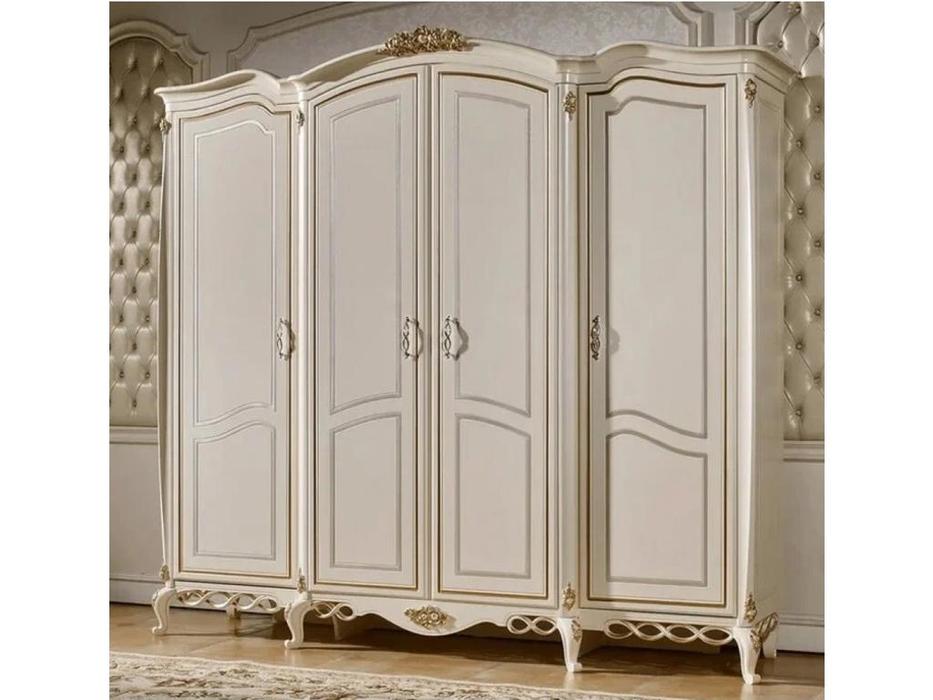 шкаф 4 дверный FurnitureCo Бьянка  (беж)