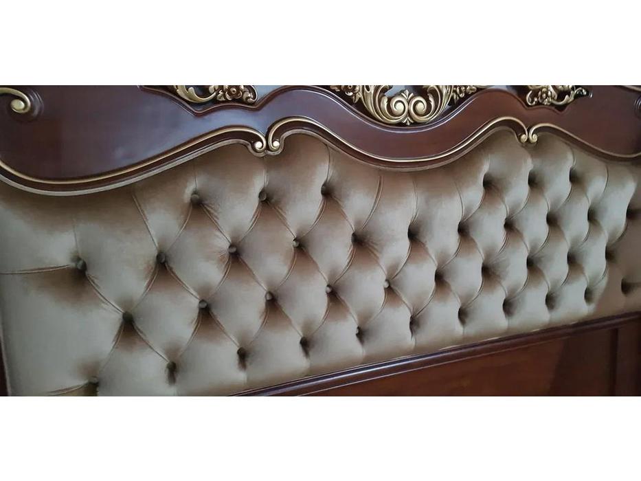 кровать двуспальная FurnitureCo Вивальди 180х200 (орех)