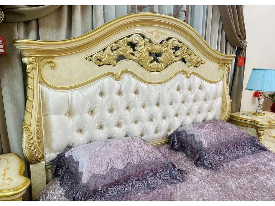 кровать двуспальная FurnitureCo Вивальди 180х200 (слоновая кость)