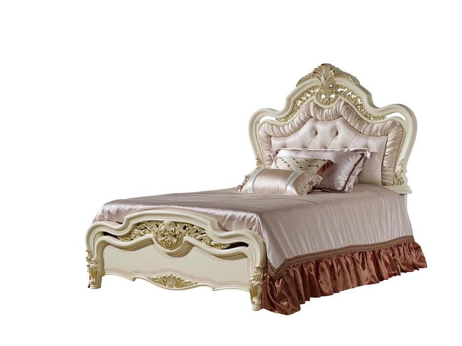 кровать односпальная FurnitureCo Джульетта 120х200 (бежевый)