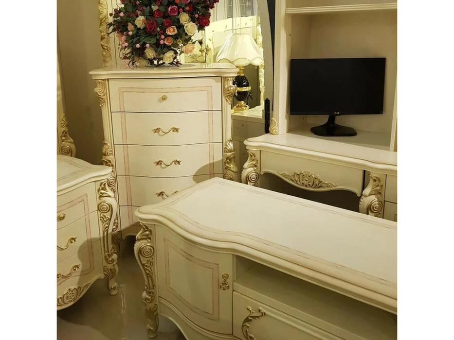 комод высокий FurnitureCo Джульетта  (бежевый)