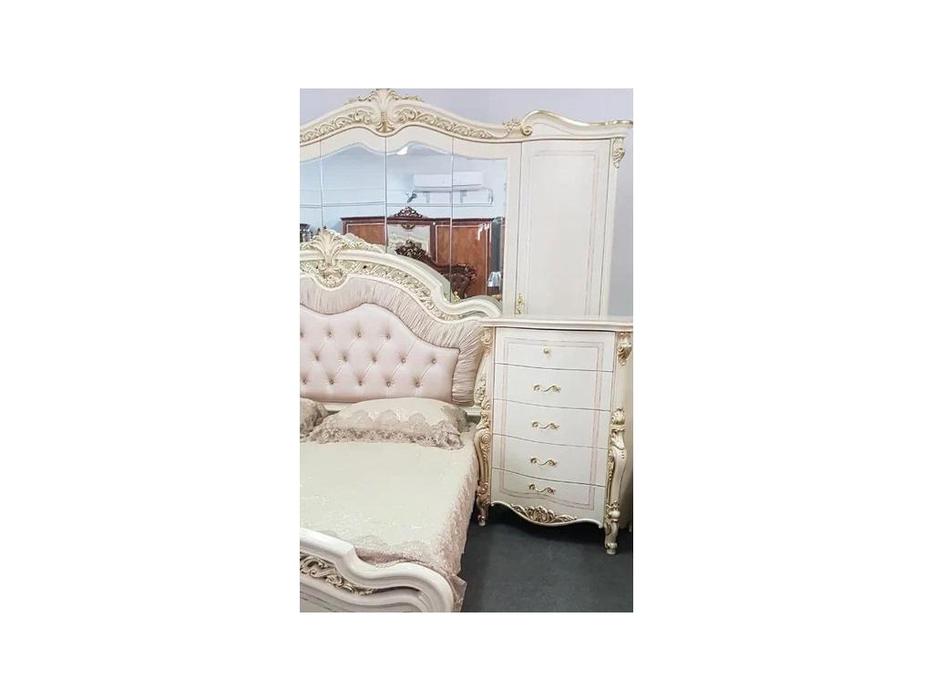 комод высокий FurnitureCo Джульетта  (бежевый)
