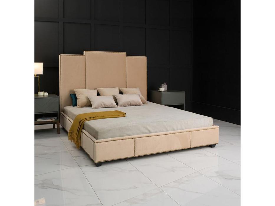 кровать двуспальная MDeHouse Aurora 160х200 (бежевый)