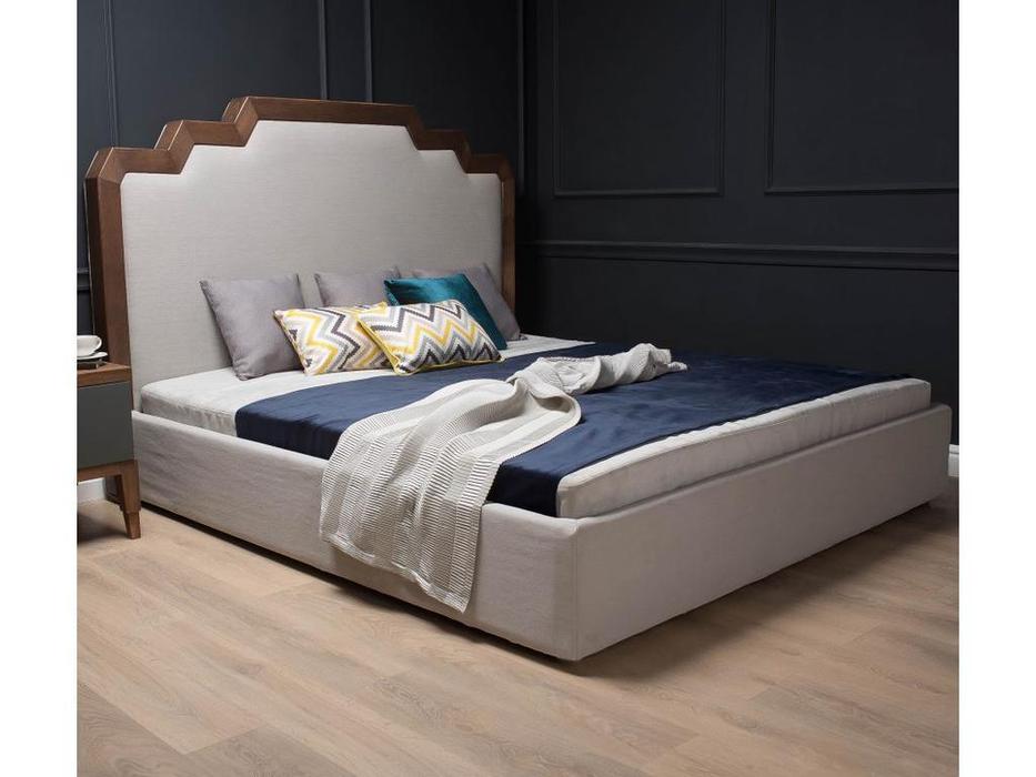 кровать двуспальная MDeHouse East Wood 180х200 (серый)