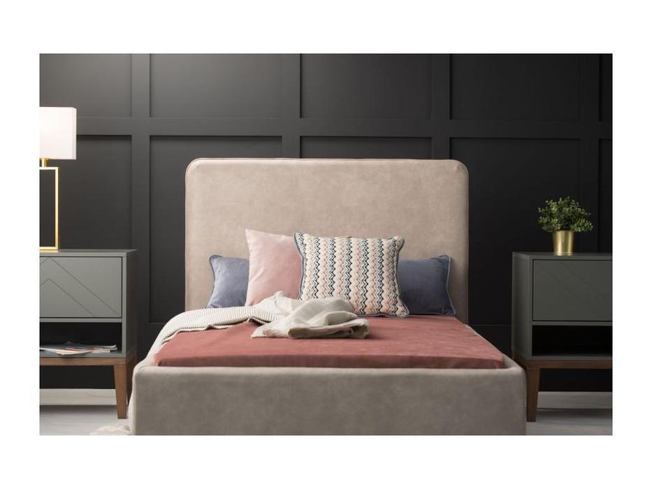 кровать двуспальная MDeHouse Fairy 140х200 (серый)
