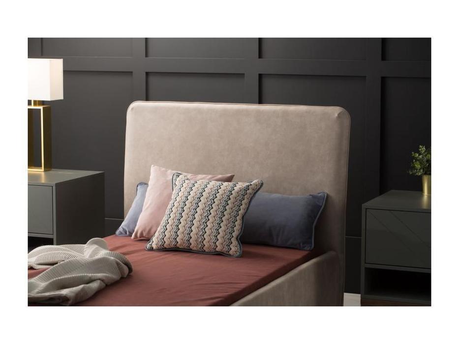 кровать двуспальная MDeHouse Fairy 140х200 (серый)
