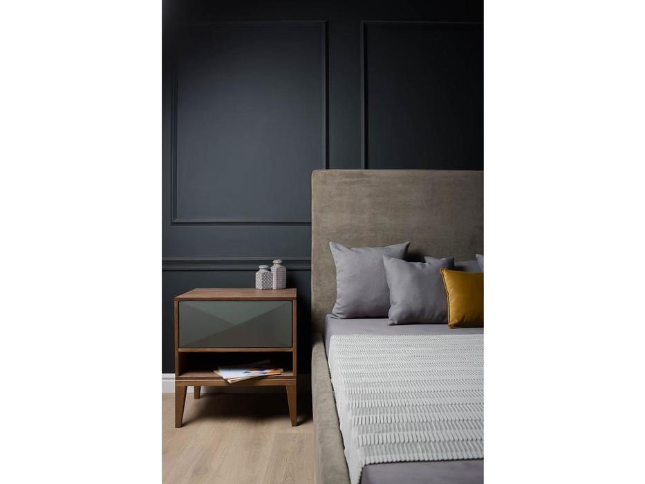 кровать двуспальная MDeHouse Roxy 140х200 (серый)