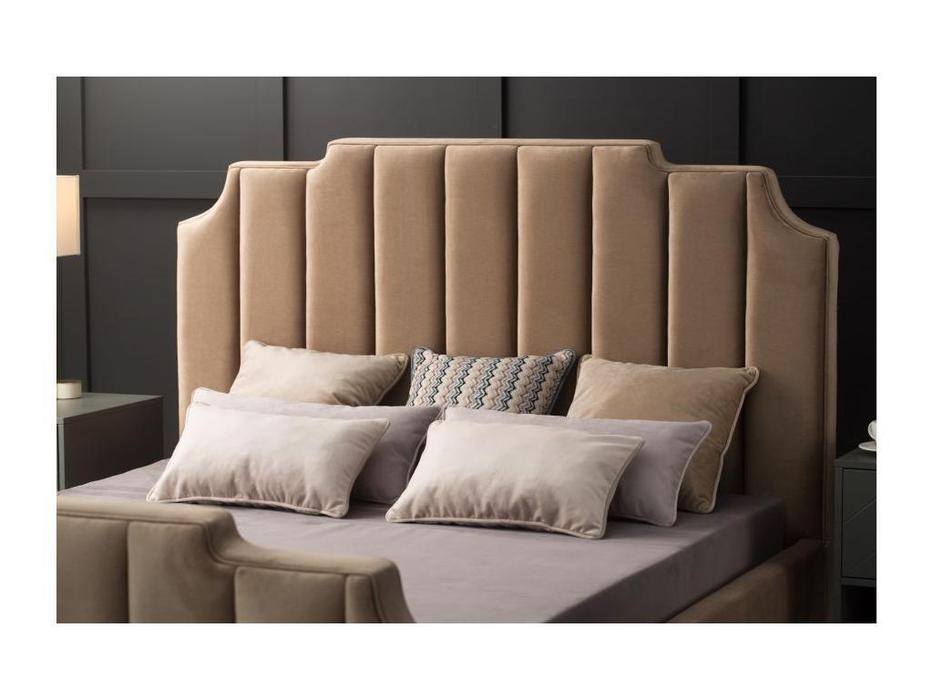 кровать двуспальная MDeHouse Lola 180х200 (бежевый)