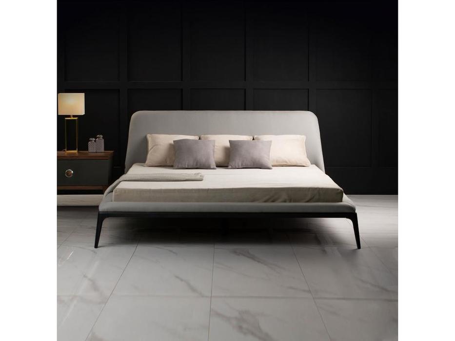 кровать двуспальная MDeHouse  180х200 (серый)
