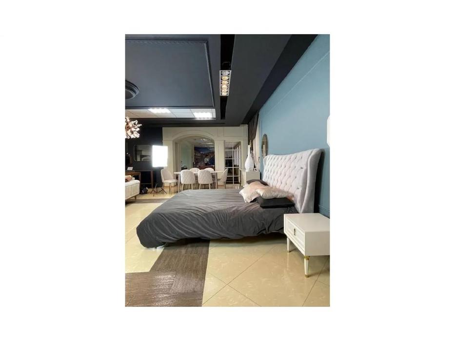 кровать двуспальная Dogtas Lorenta 180х200 (серый)