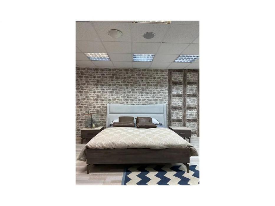 кровать двуспальная Dogtas Piero 180х200 (серый)