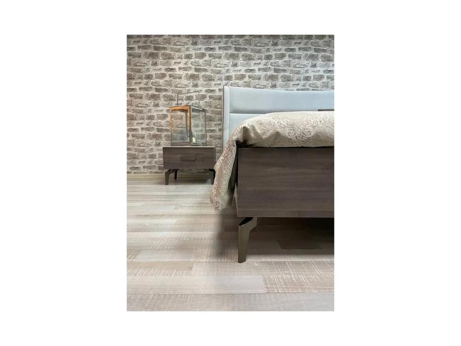 кровать двуспальная Dogtas Piero 180х200 (серый)
