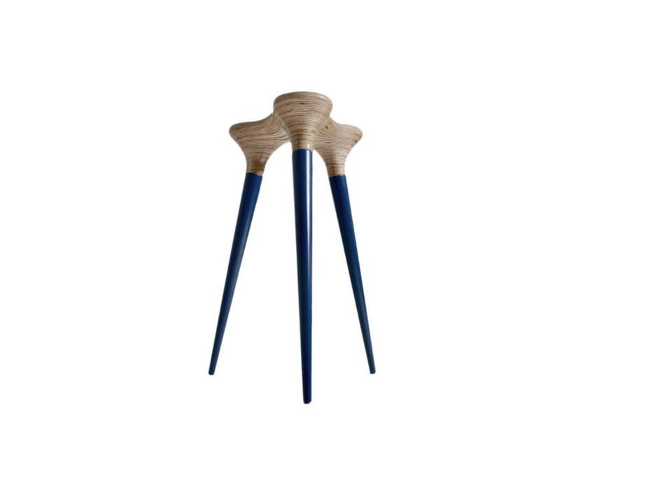 стул барный Leda Artisans Estel  (дуб, синий)