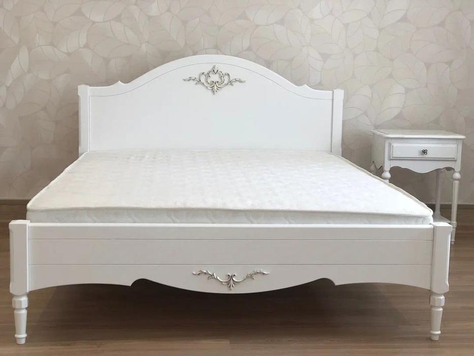 кровать двуспальная МастМур Амелия 140х200 (белый)