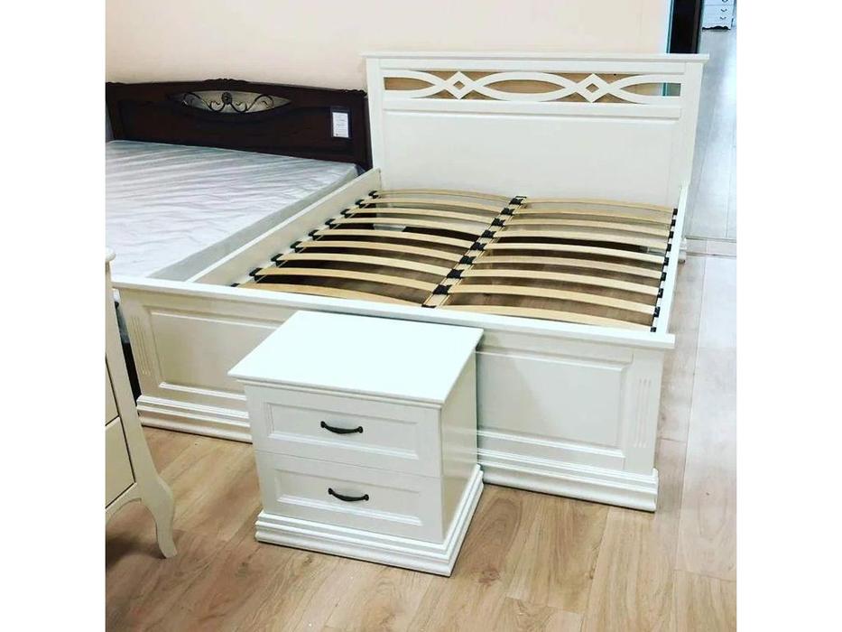 кровать двуспальная МастМур Лирона 160х200 (ваниль)