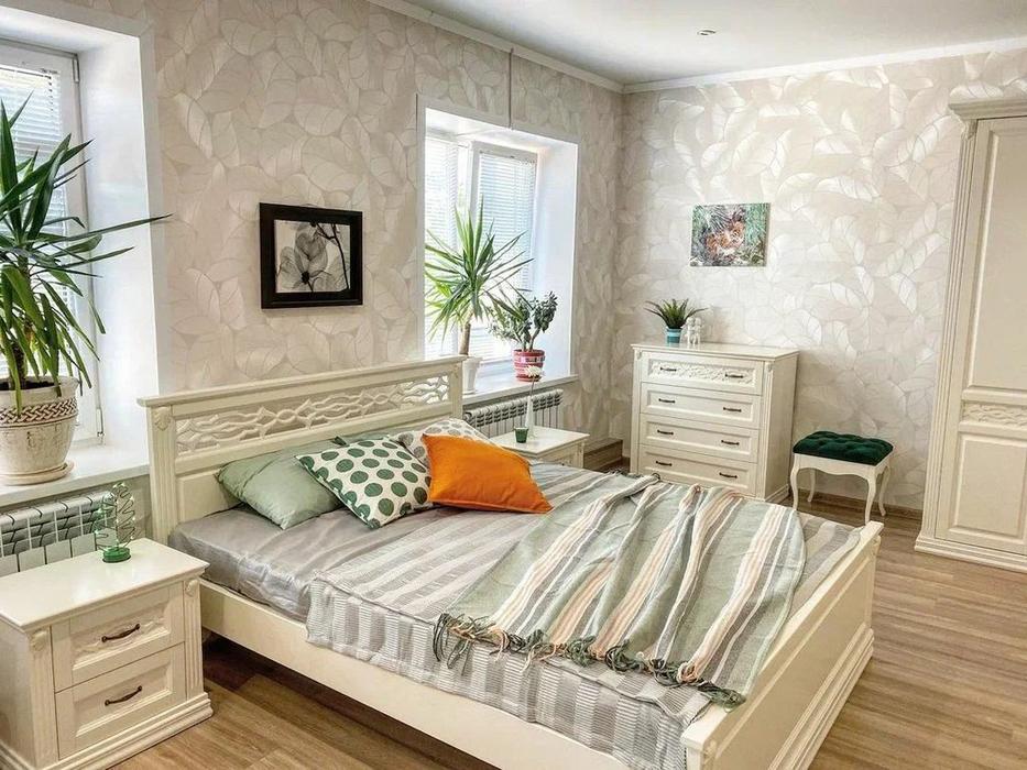 кровать двуспальная МастМур Верона 140х200 (ваниль)