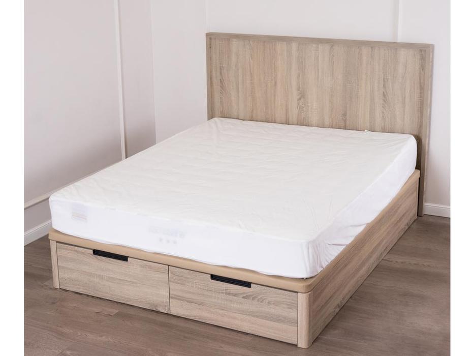 кровать двуспальная Finamar Koala 160х200  с подъемным механизмом (roble)