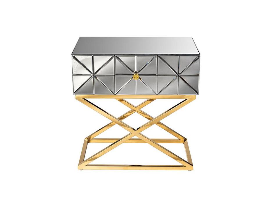 тумба Garda Decor GD с выдвижным ящиком (зеркальный)