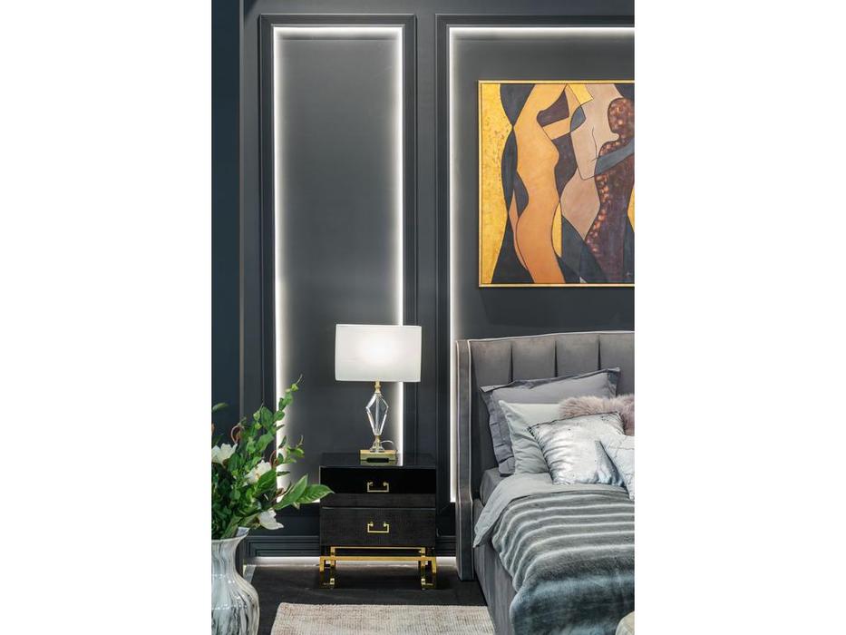 тумба прикроватная Garda Decor GD  (черный)