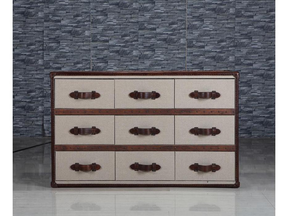 комод STG Sirius Linen Chest с ящиками (светло серый)